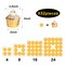 Vdomus 4 Tier Acrylic CupCake Stand Pastry Stand with LED String Lights Dessert Tree Tower Cake Pyramid for Birthday Wedding Party Babyshower Christmas, Holds up to 50 Cupcakes (Warm)